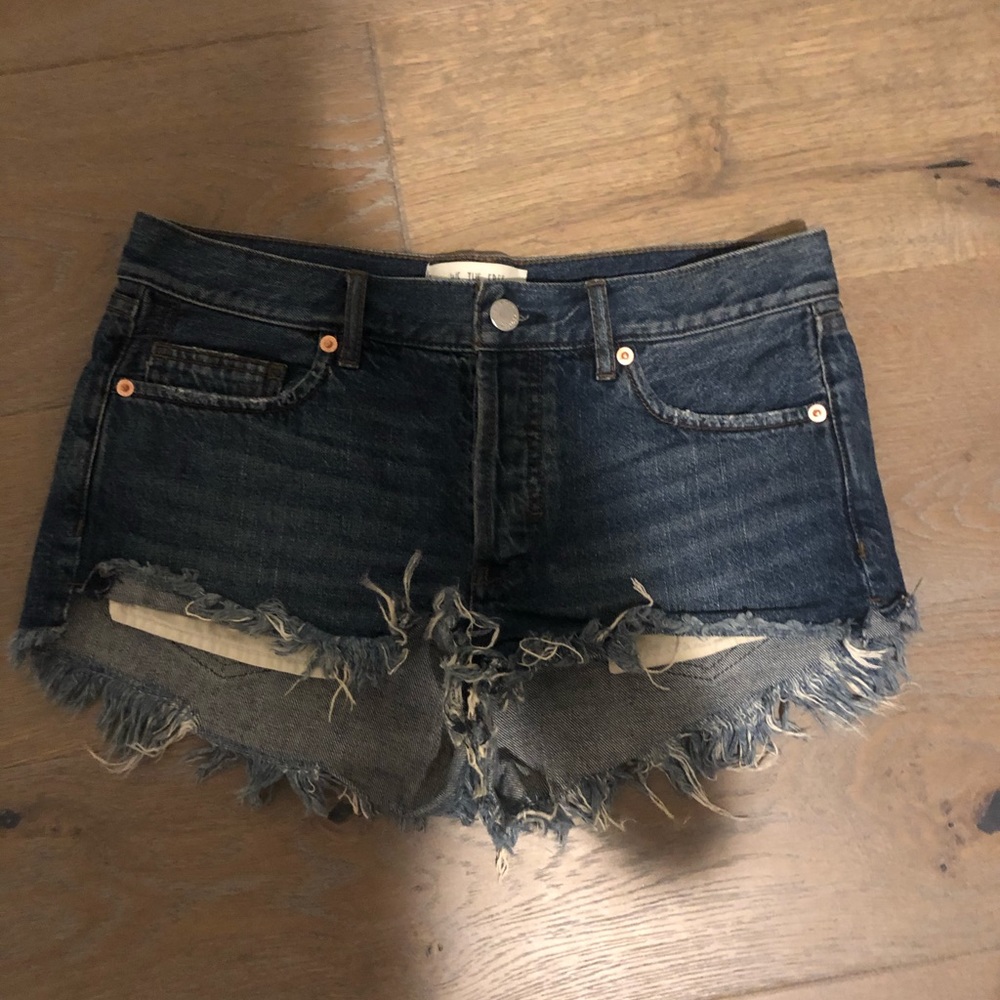 Free People Jean Shorts!